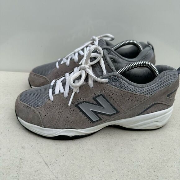 Mens Size 5 M New Balance Gray Suede 624v2 KX624GRY Trainers Sneakers Shoes - Picture 4 of 7